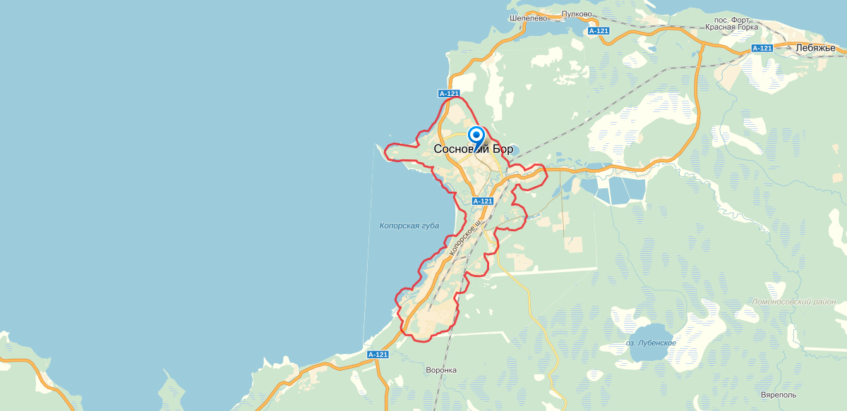 sosnovyjbor-map