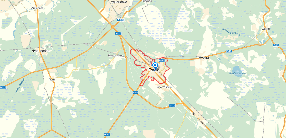 tosno-map