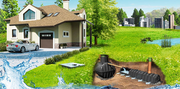 Система очистки сточных вод канализация